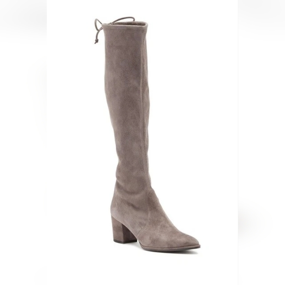 Stuart Weitzman Shoes - Stuart Weitzman Cleveland Londra Suede Gray Tall Boots 5